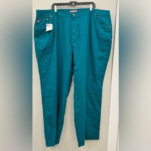 Women Within teal jeans NWT SIZE 30T